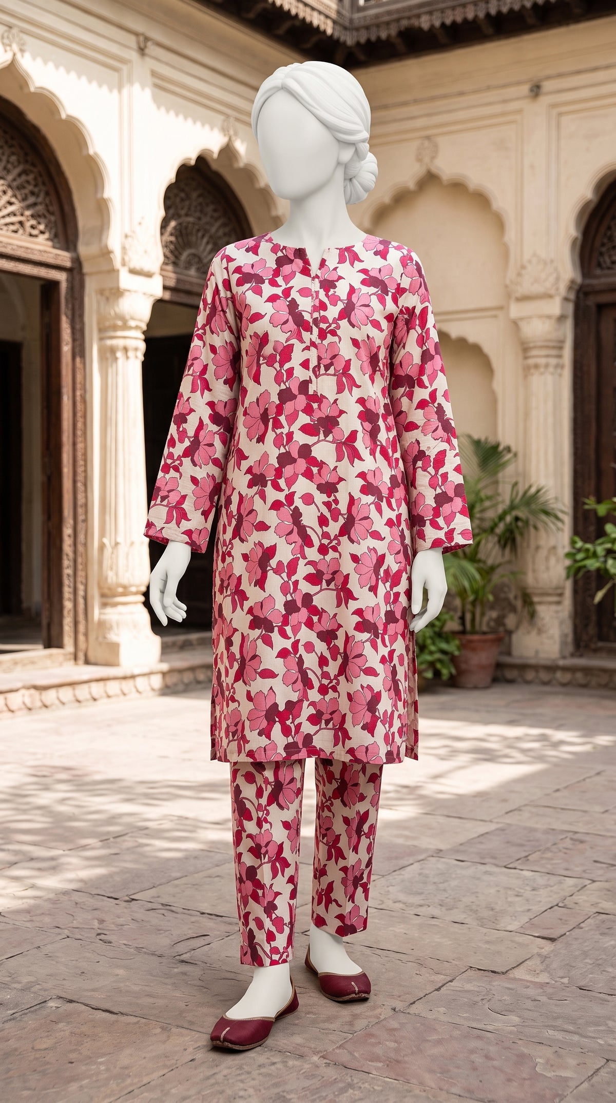 Printed Lawn Unstitched Fabric – FL22