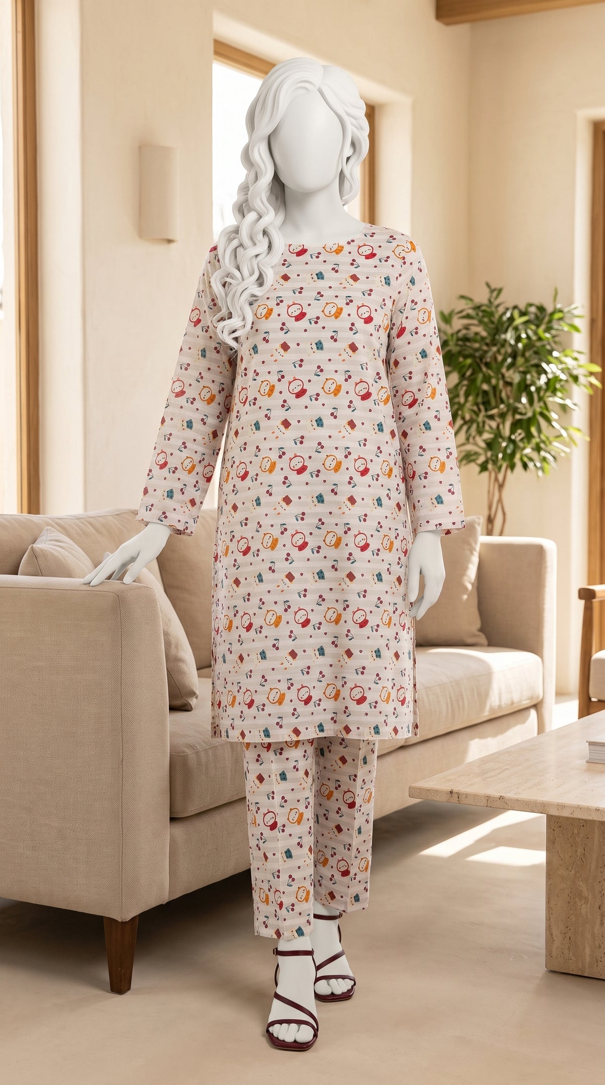 Printed Lawn Unstitched Fabric – FL37