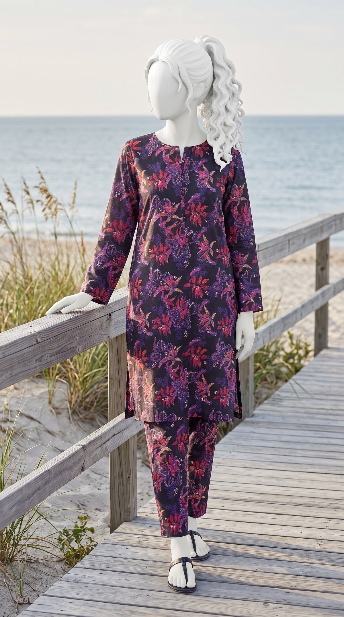 Printed Lawn Unstitched Fabric – FL40