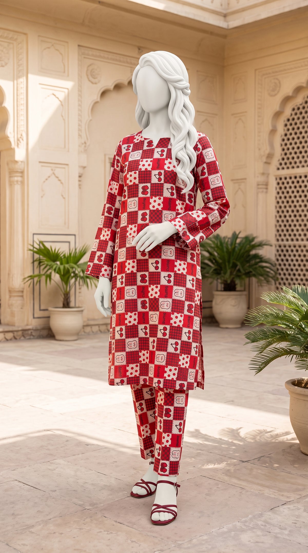 Printed Lawn Unstitched Fabric – FL35