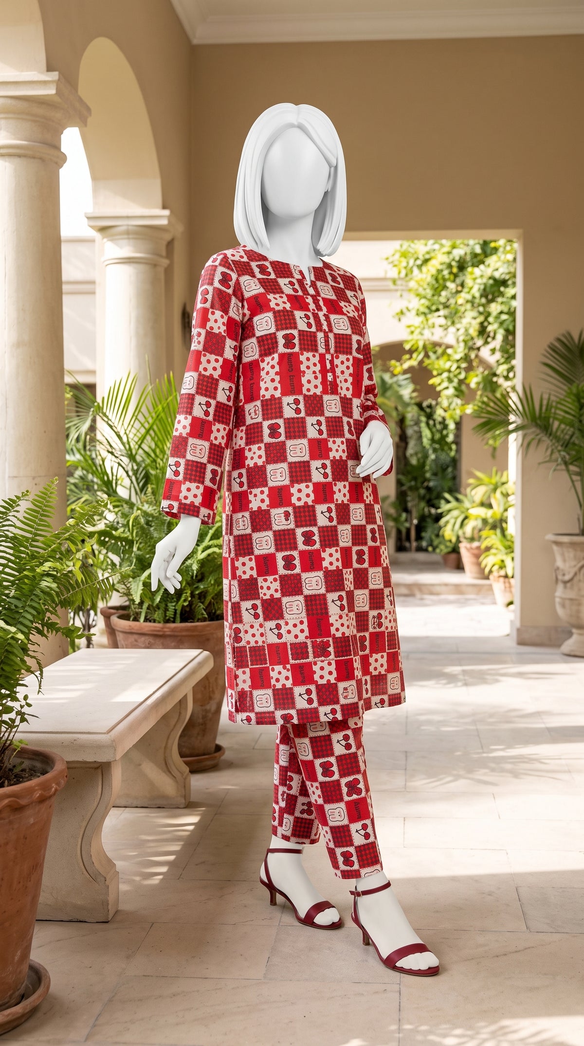 Printed Lawn Unstitched Fabric – FL35