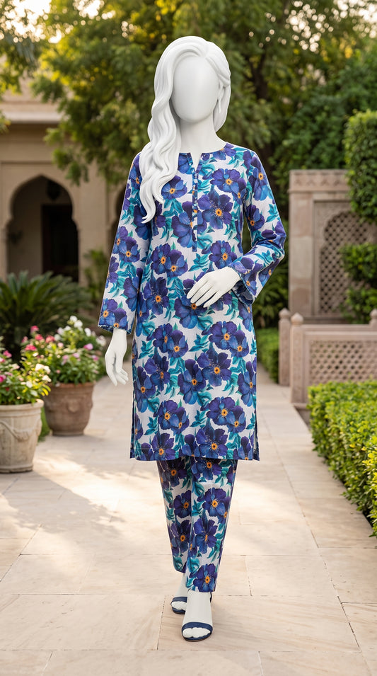Printed Lawn Unstitched Fabric – FL38