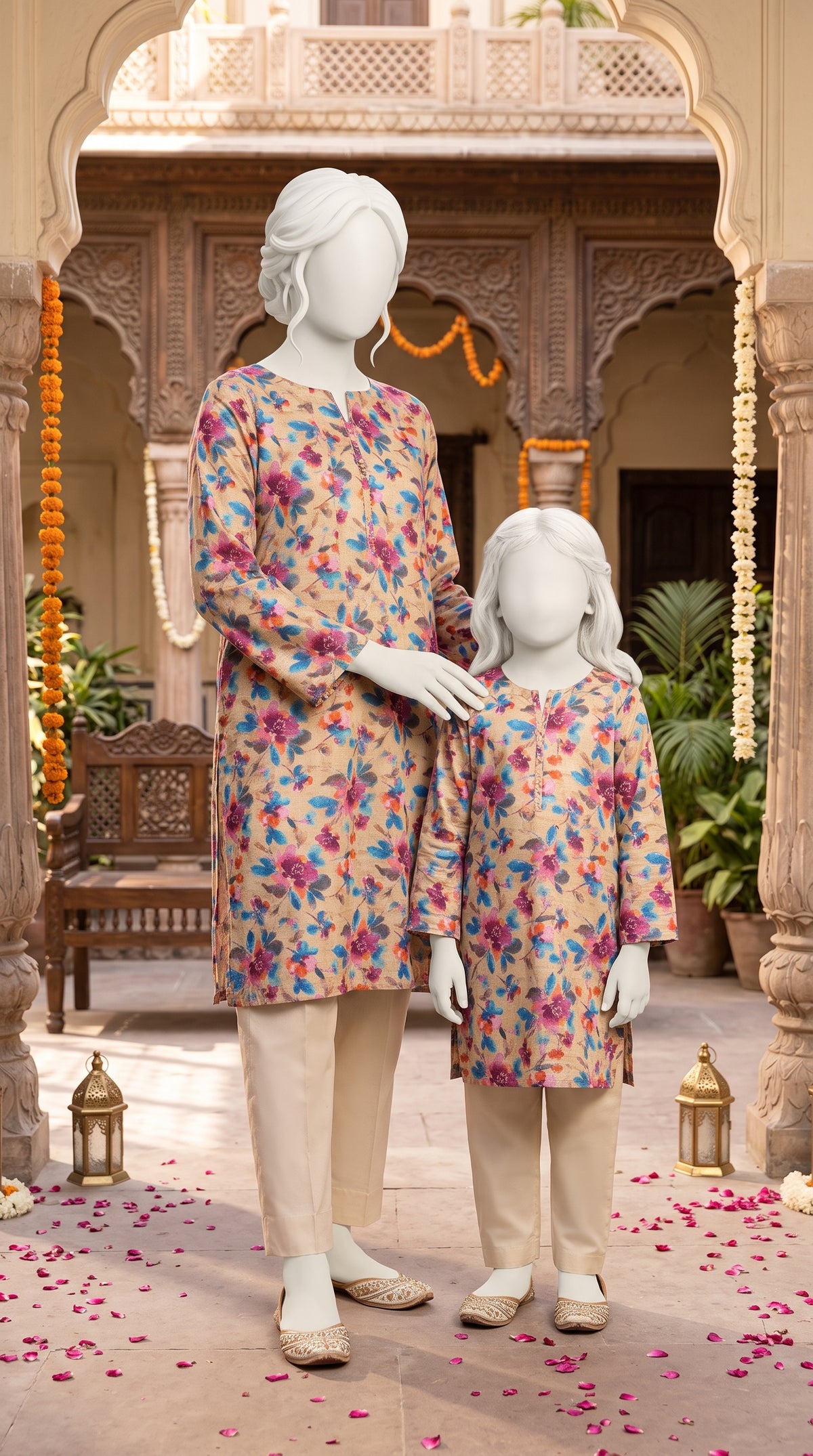 Printed Lawn Unstitched Fabric – FL25