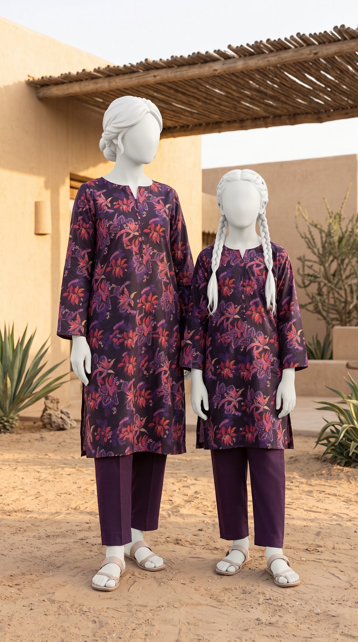 Printed Lawn Unstitched Fabric – FL40