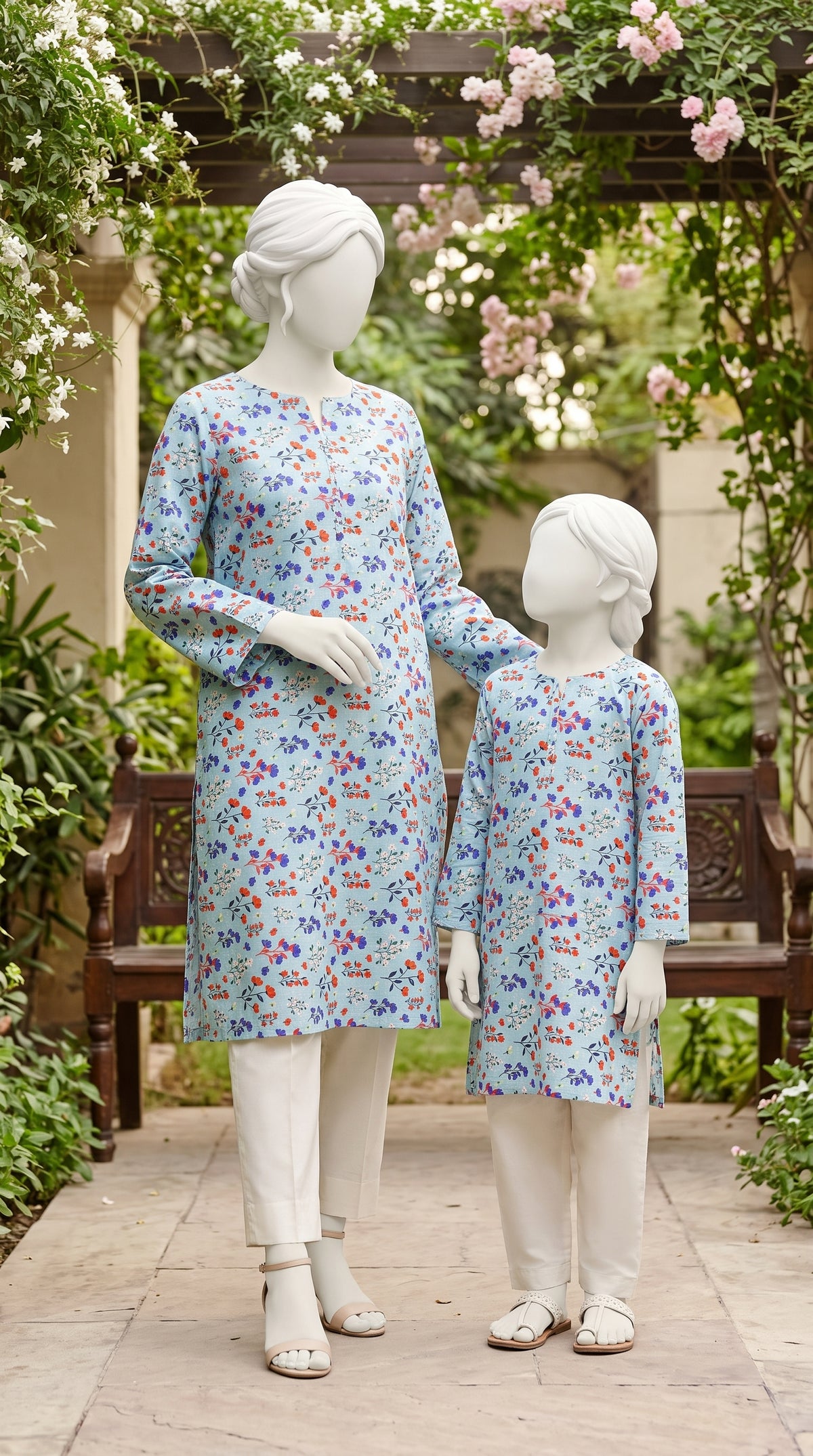 Printed Lawn Unstitched Fabric – FL27