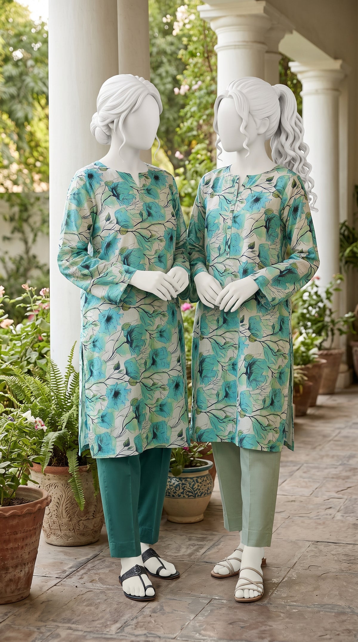 Printed Lawn Unstitched Fabric – FL30