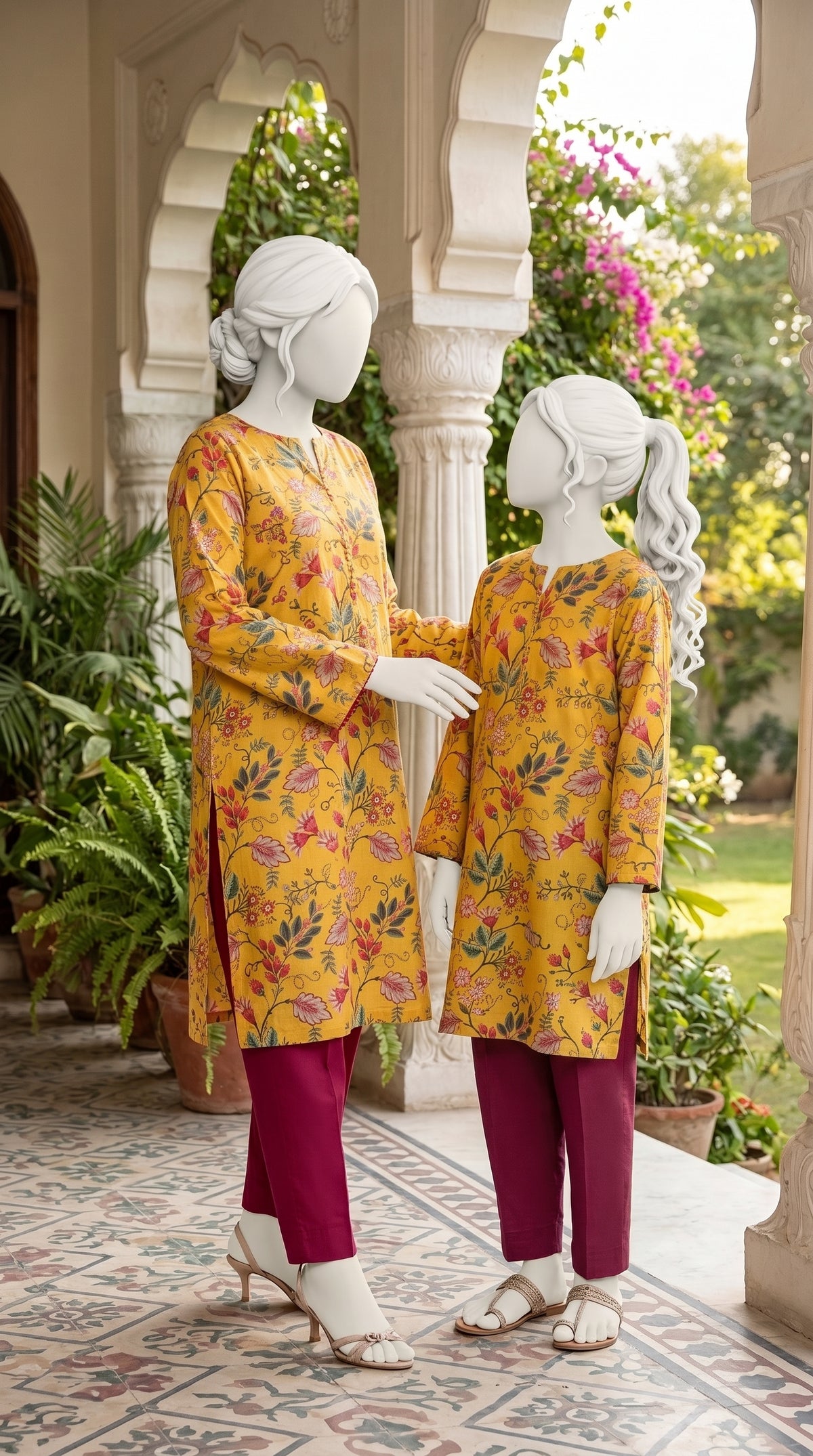 Printed Lawn Unstitched Fabric – FL32