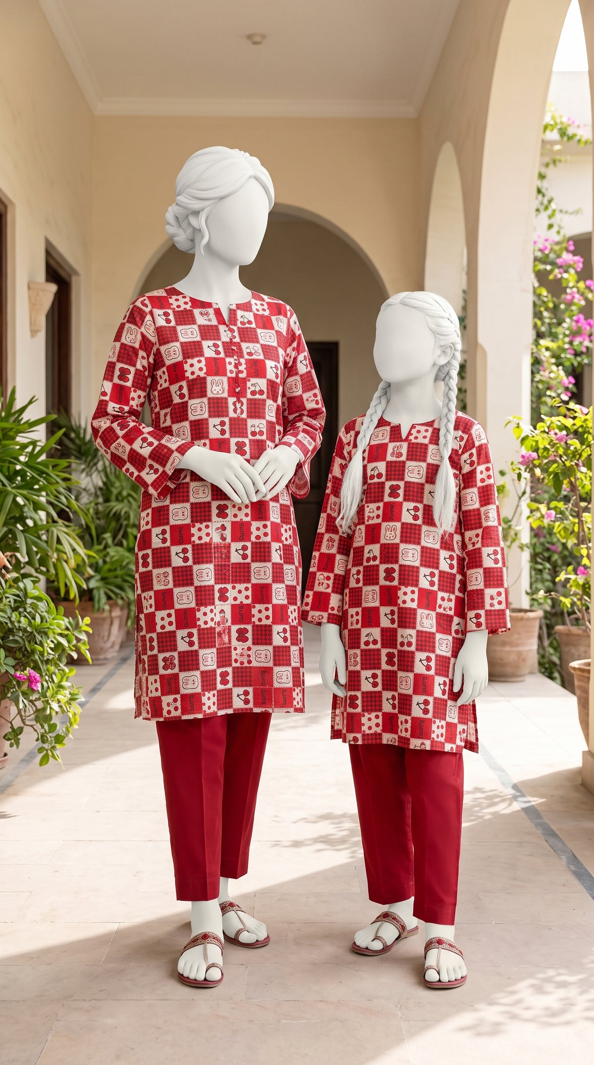 Printed Lawn Unstitched Fabric – FL35