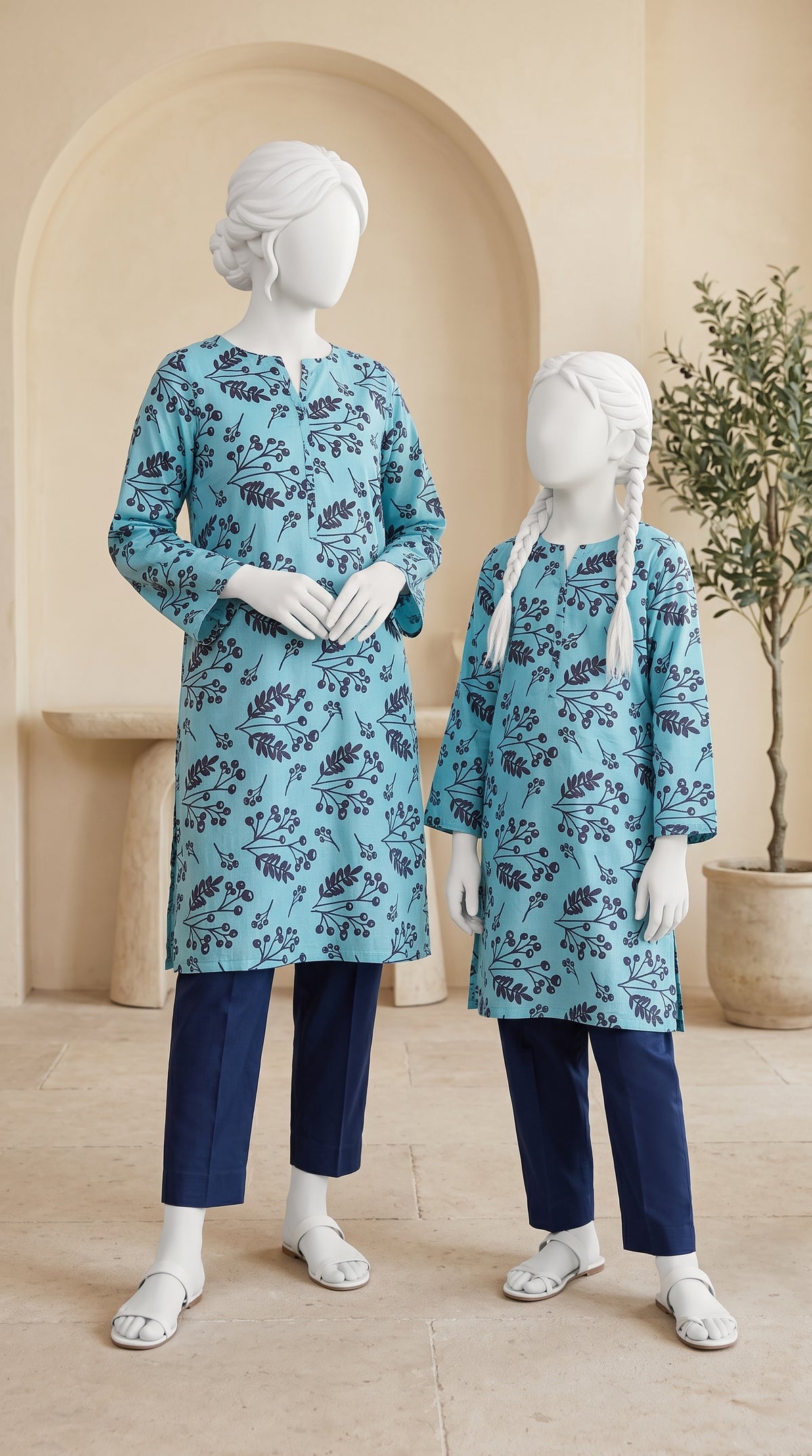 Printed Lawn Unstitched Fabric – FL36