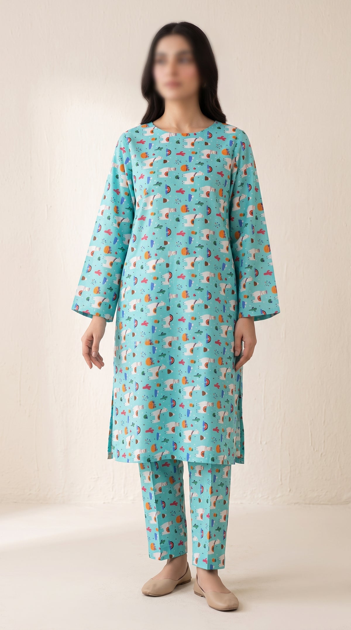 Printed Lawn Unstitched Fabric – FL03