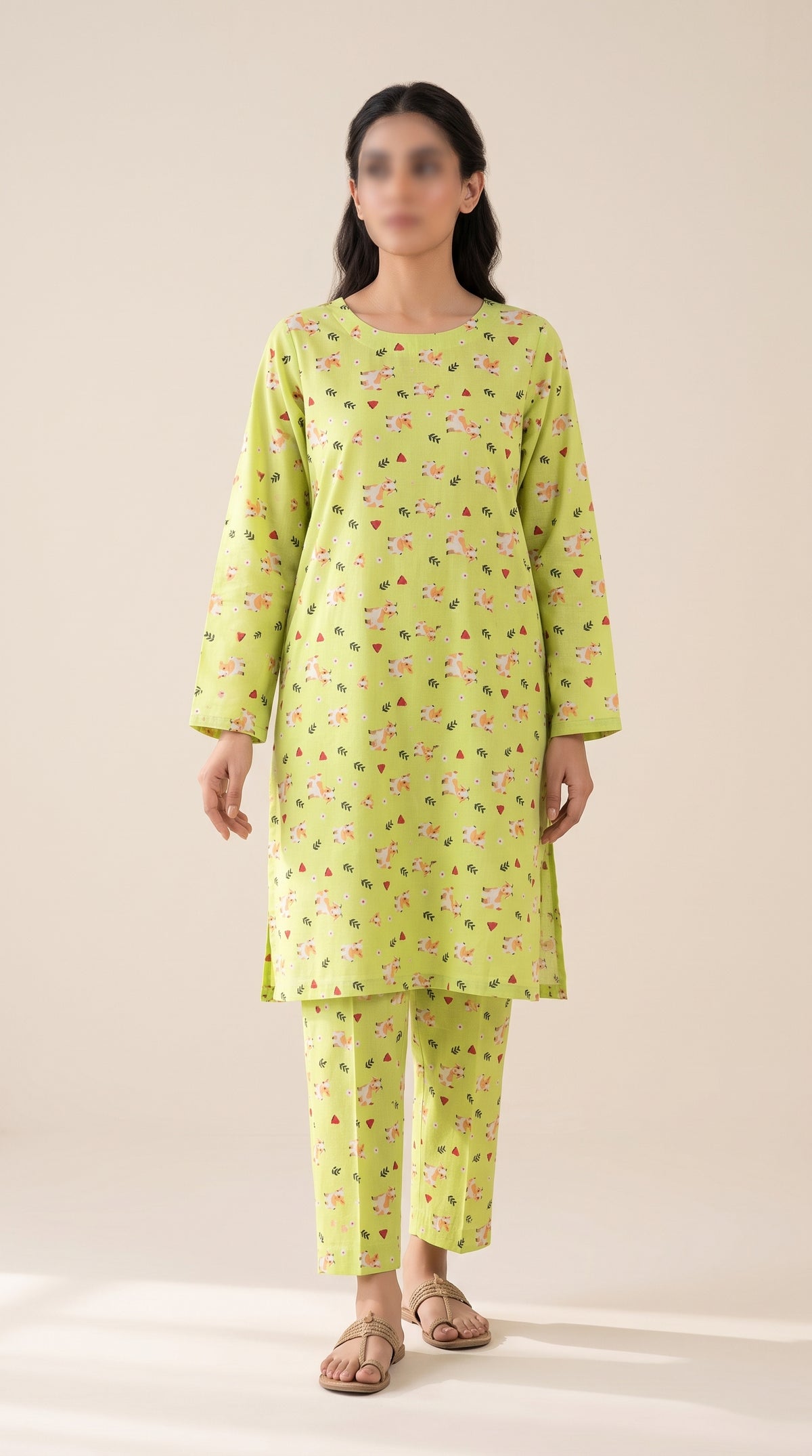 Printed Lawn Unstitched Fabric – FL06