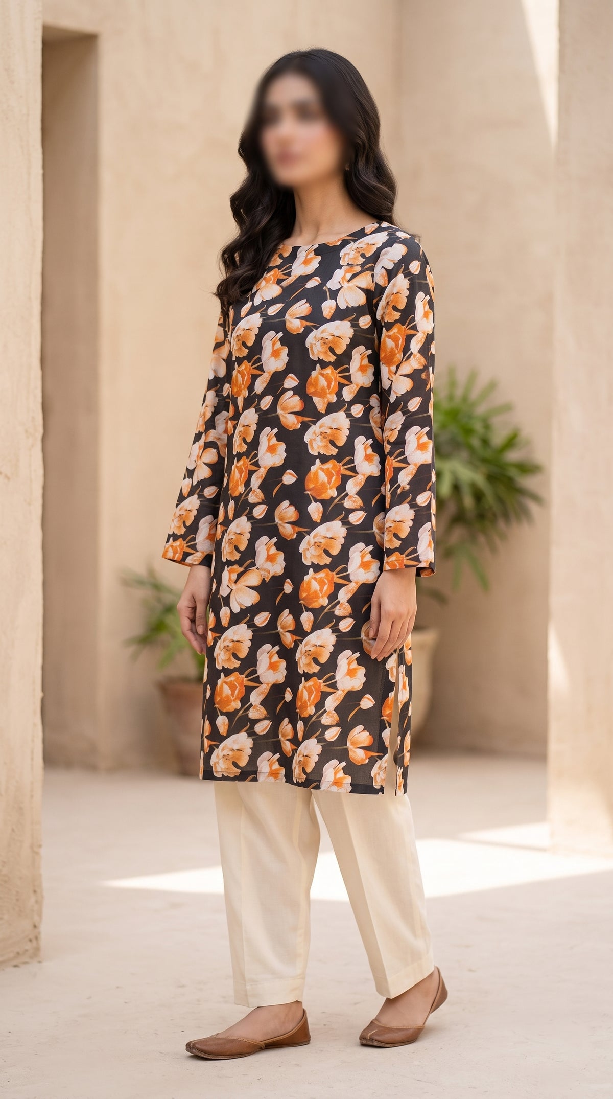 Printed Lawn Unstitched Fabric – FL02