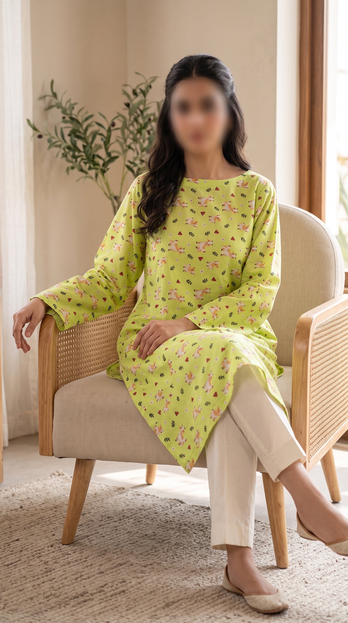 Printed Lawn Unstitched Fabric – FL06