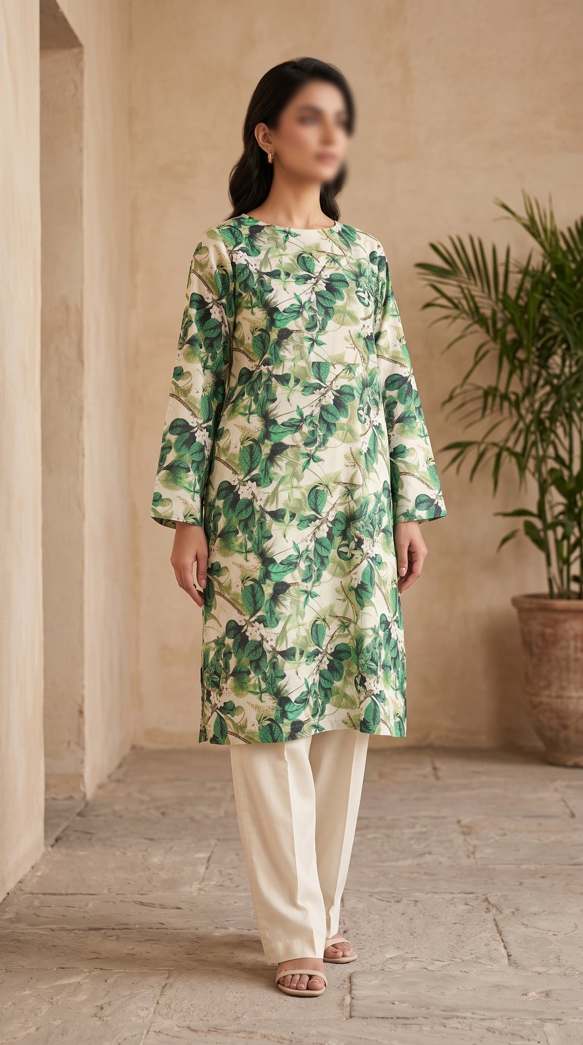 Printed Lawn Unstitched Fabric – FL13