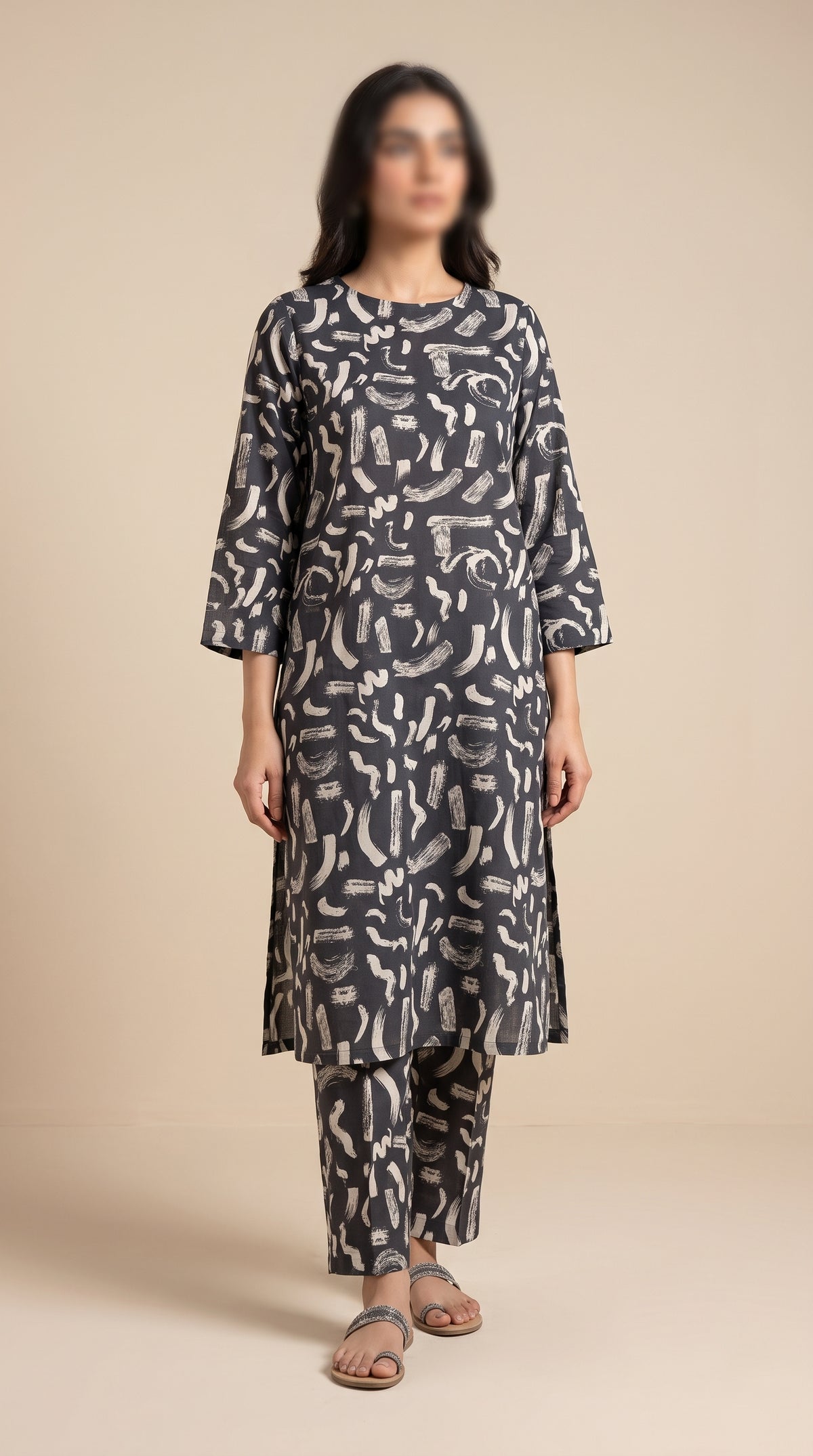 Printed Lawn Unstitched Fabric – FL04