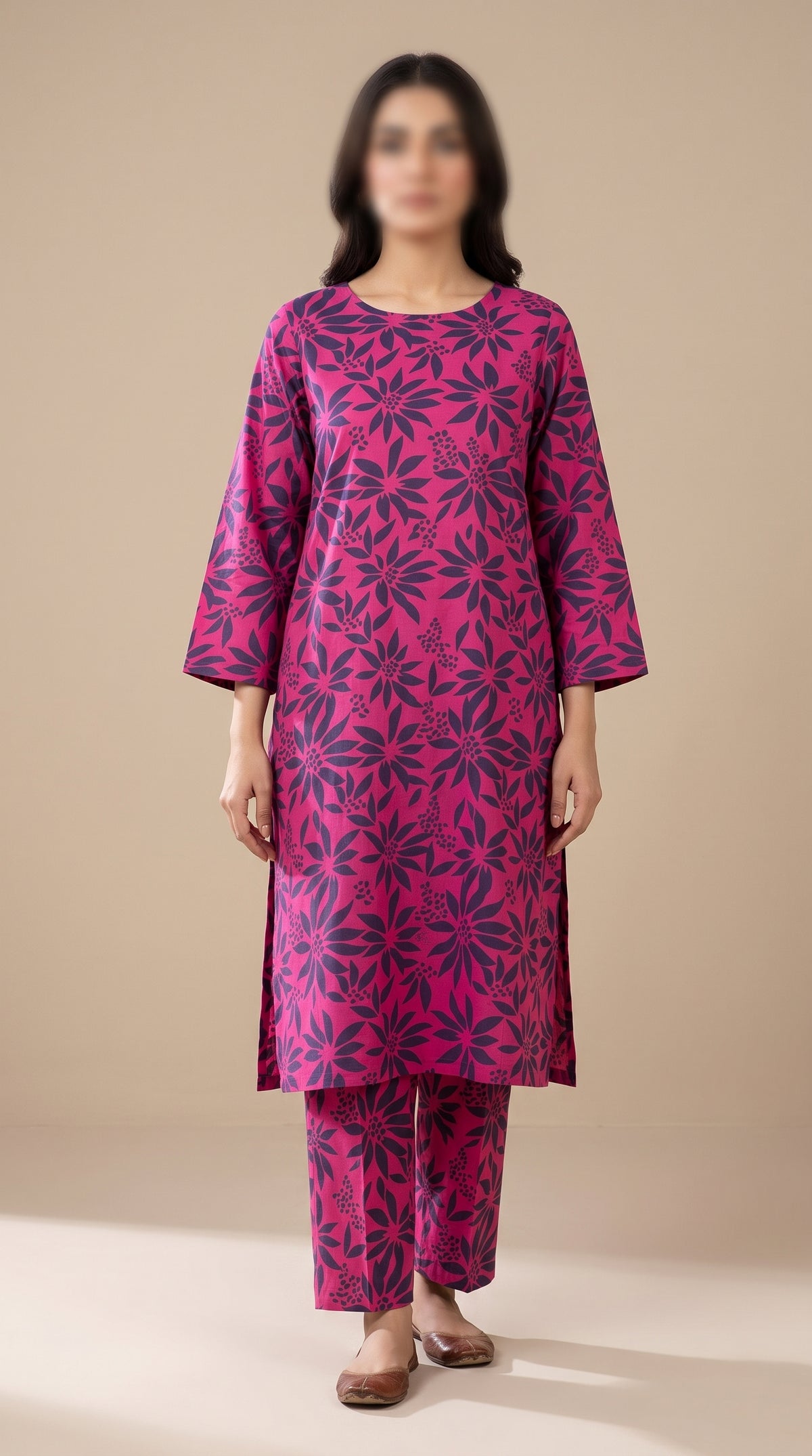 Printed Lawn Unstitched Fabric – FL17