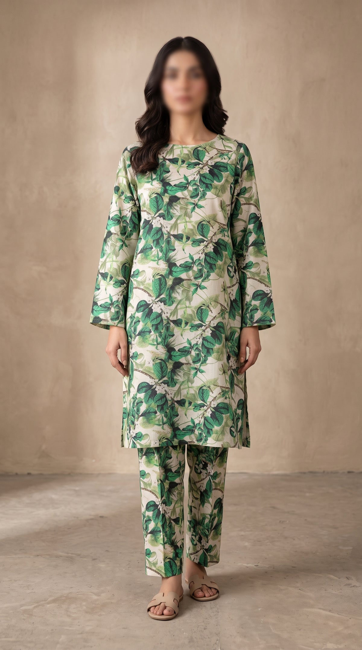 Printed Lawn Unstitched Fabric – FL13