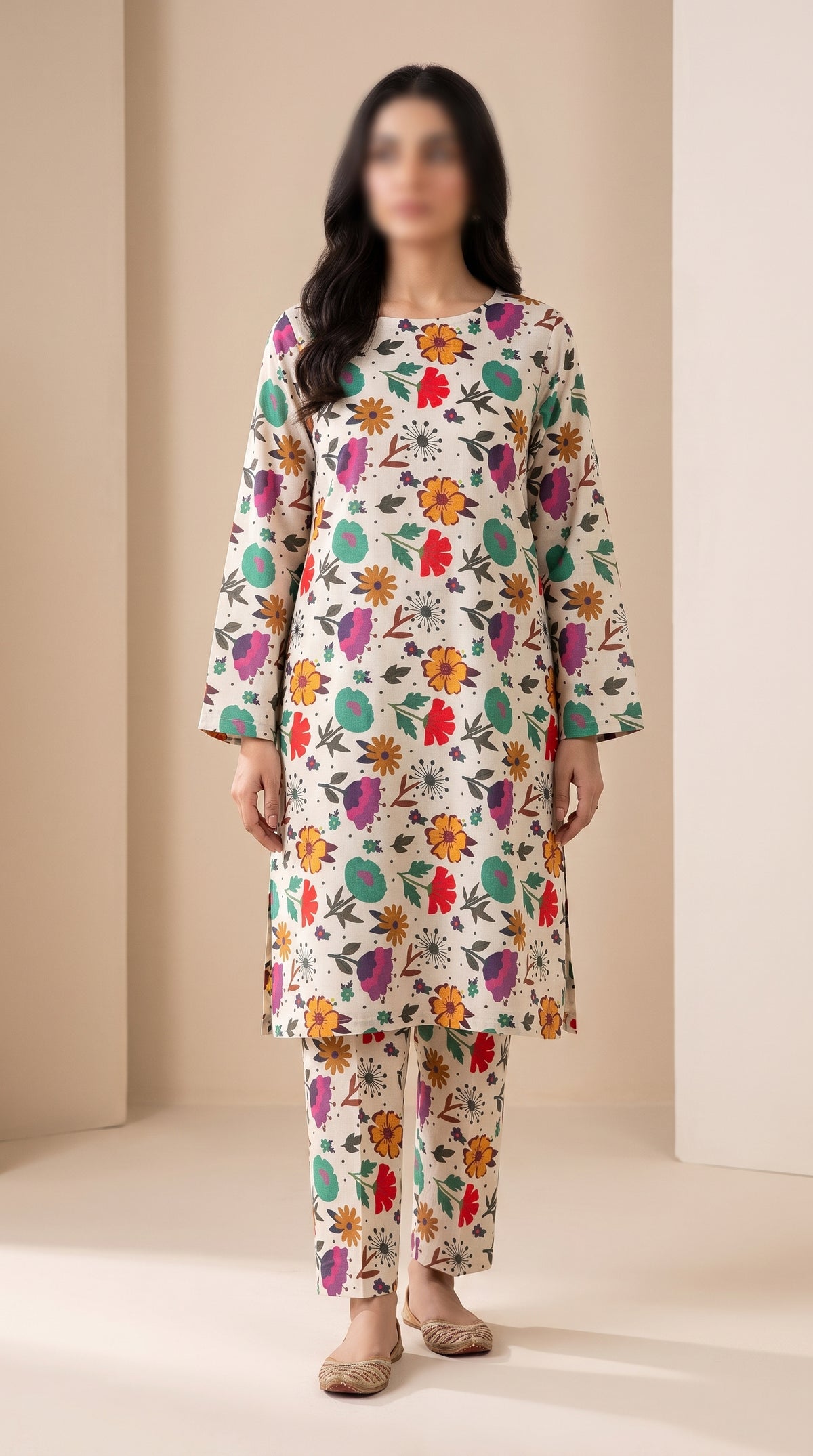 Printed Lawn Unstitched Fabric – FL15