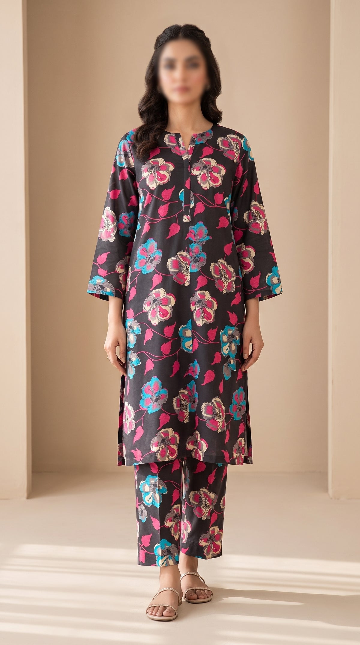 Printed Lawn Unstitched Fabric – FL21