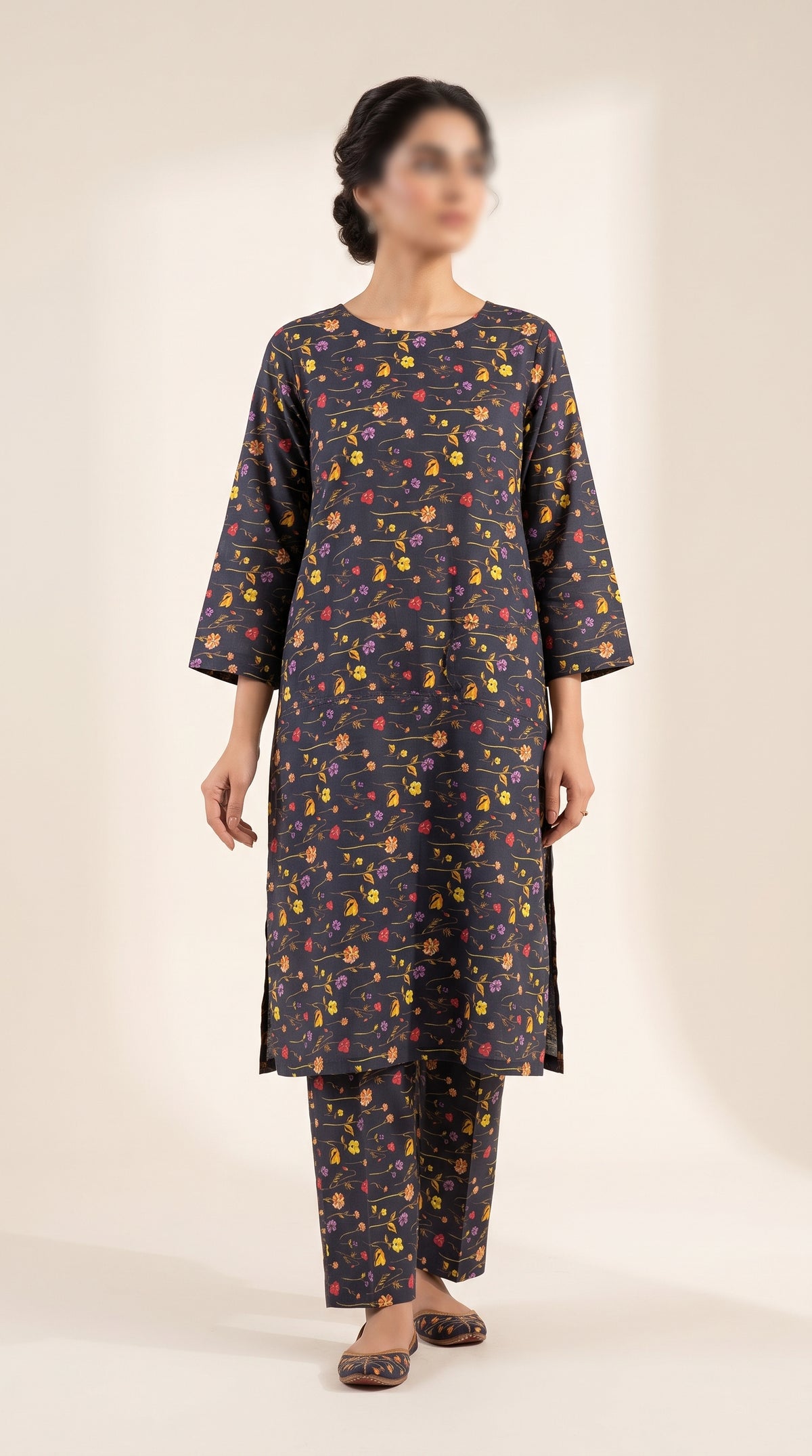 Printed Lawn Unstitched Fabric – FL05