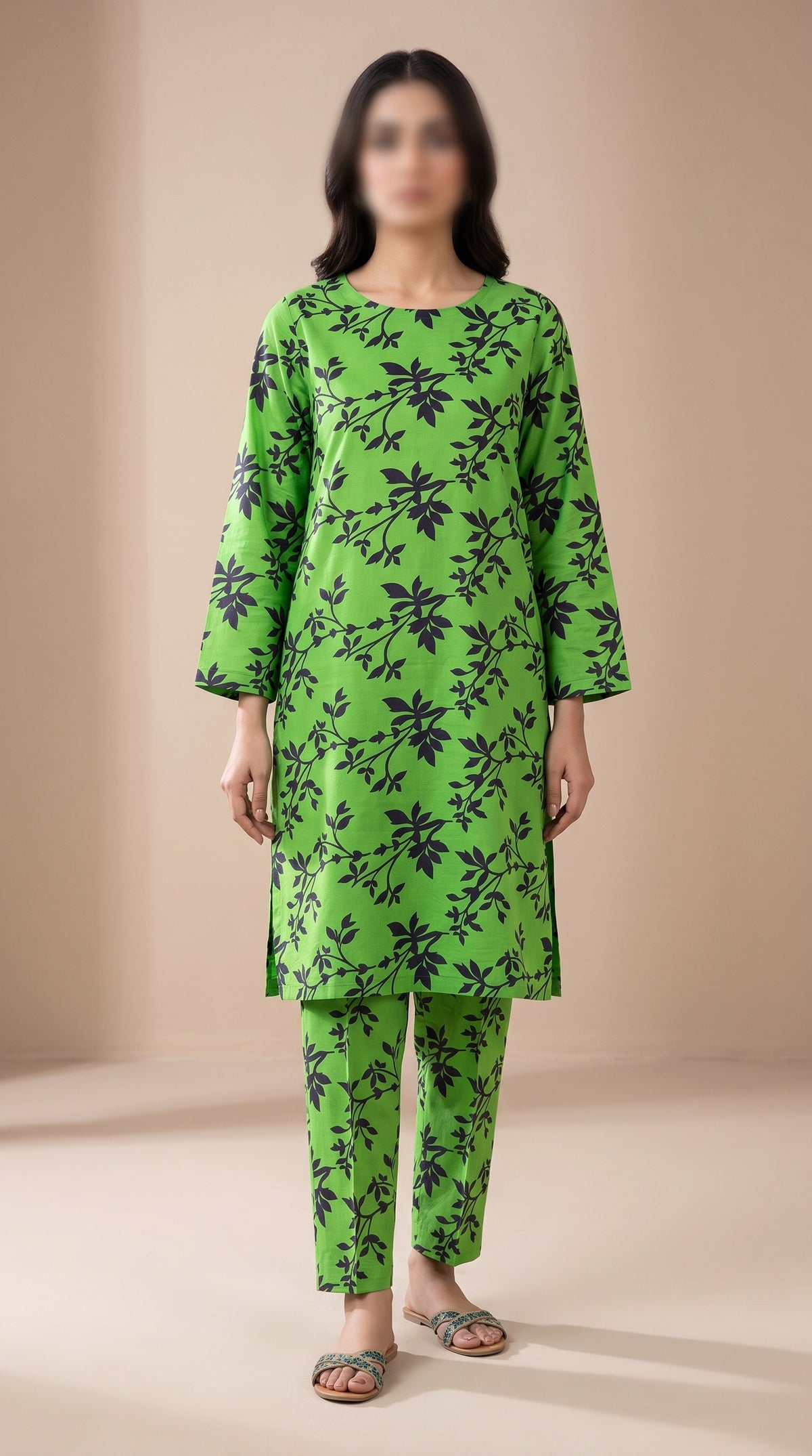 Printed Lawn Unstitched Fabric – FL10