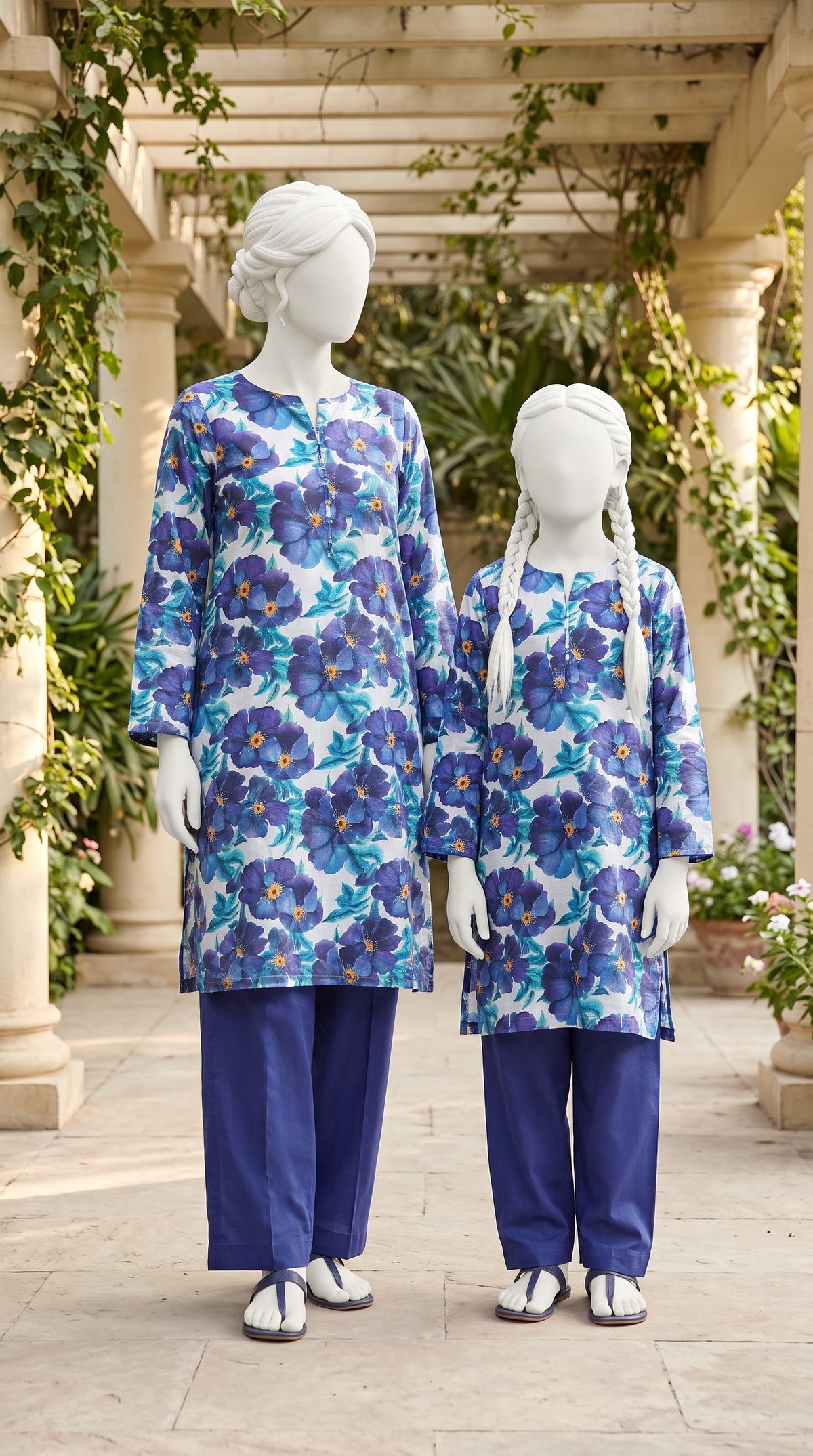 Printed Lawn Unstitched Fabric – FL38