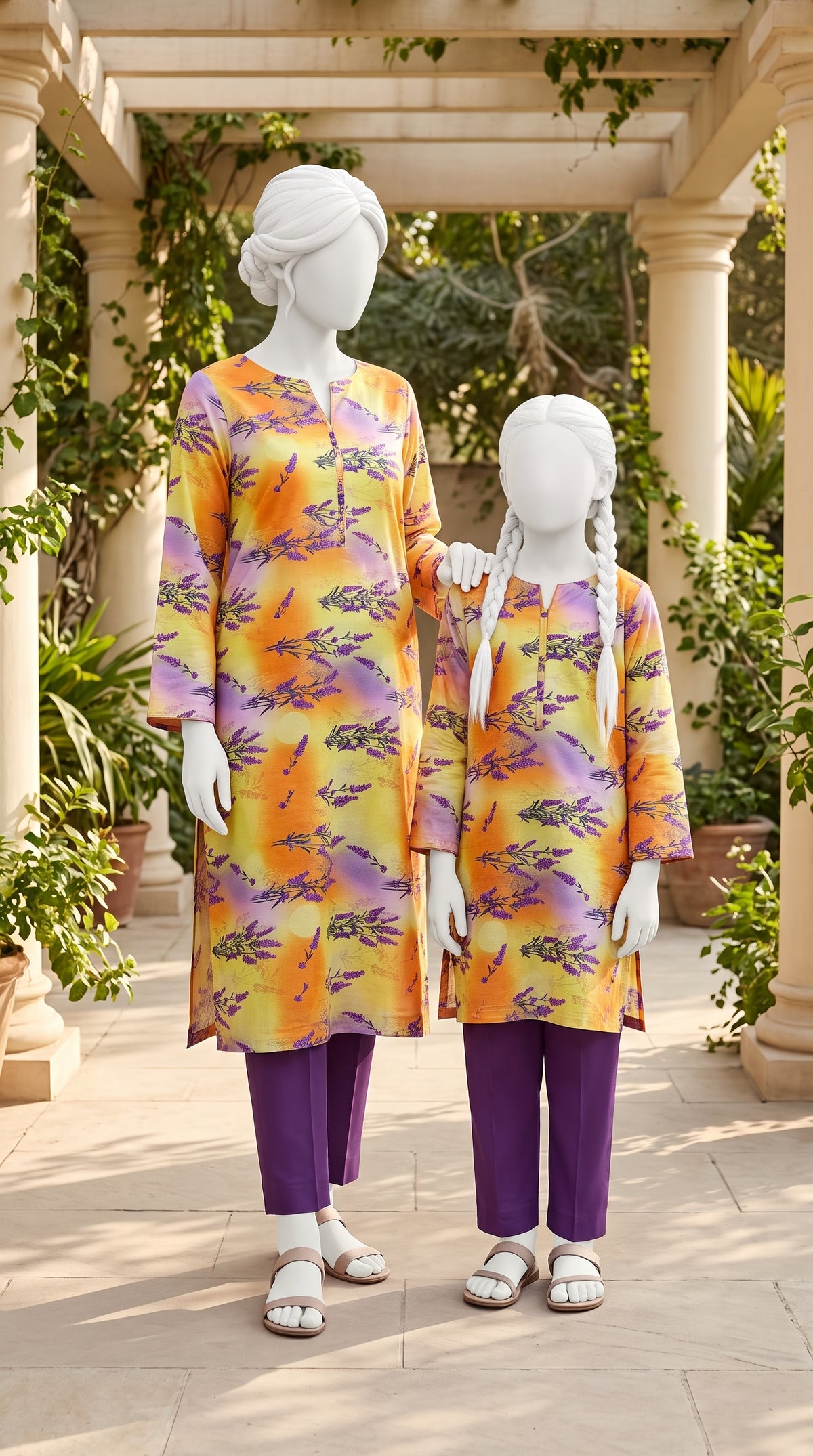 Printed Lawn Unstitched Fabric – FL39