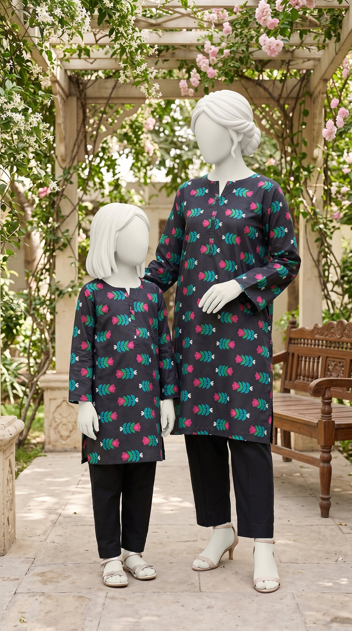 Printed Lawn Unstitched Fabric – FL26