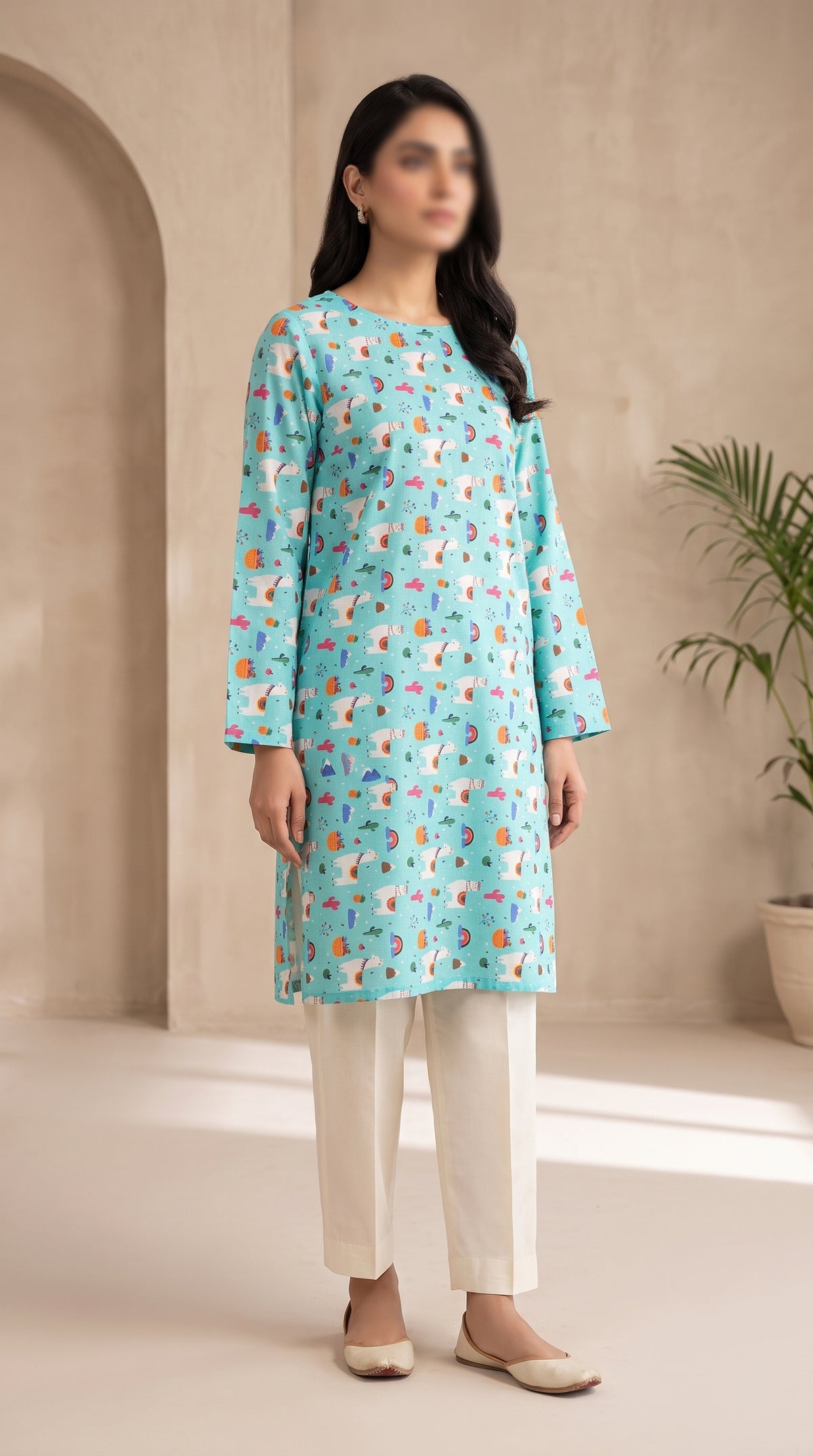 Printed Lawn Unstitched Fabric – FL03