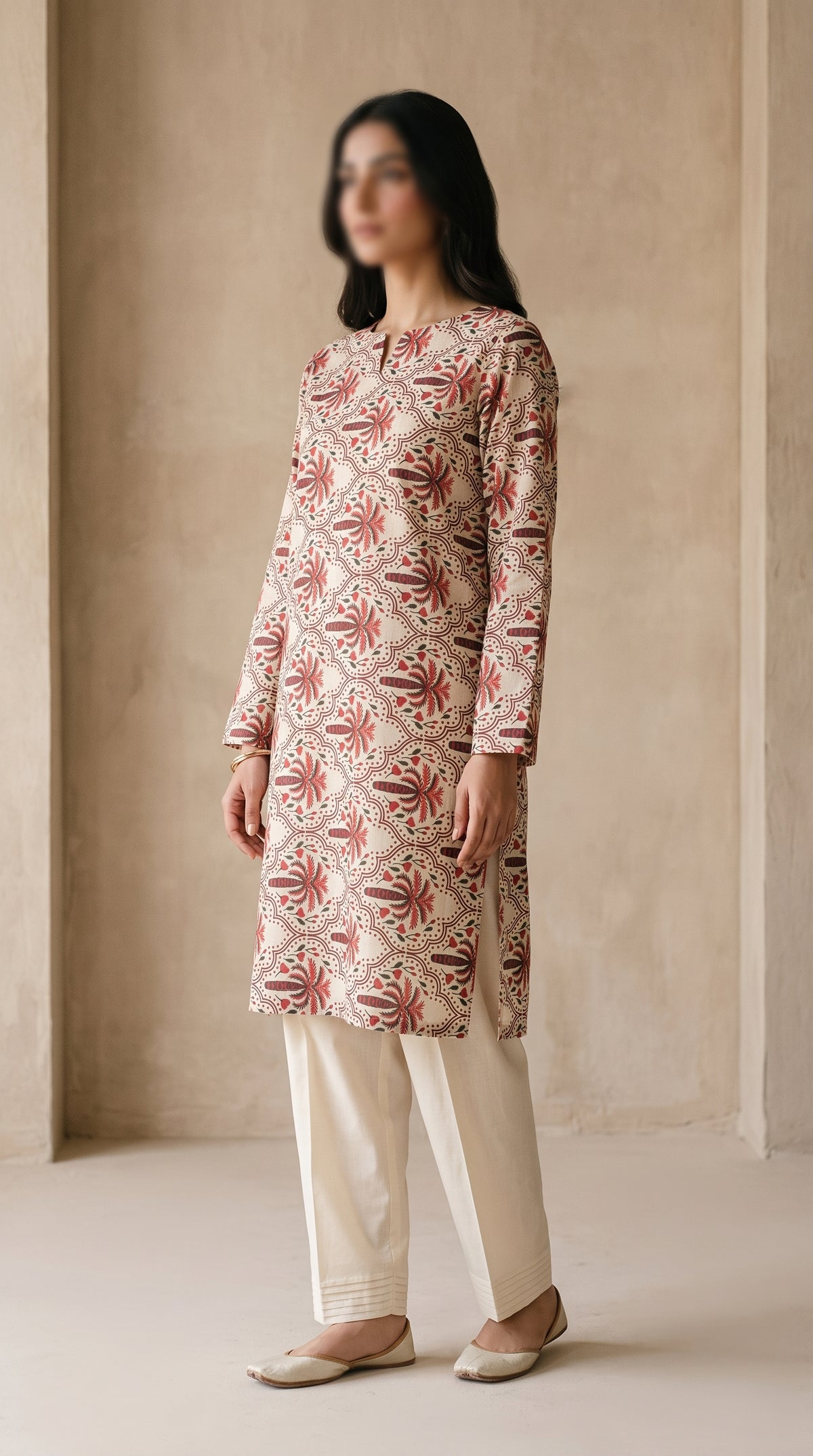 Printed Lawn Unstitched Fabric – FL14