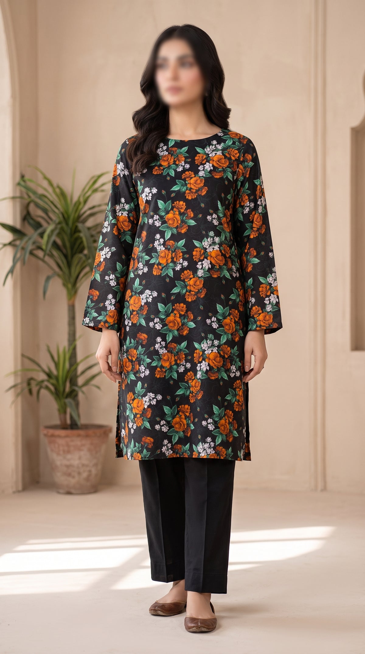 Printed Lawn Unstitched Fabric – FL16