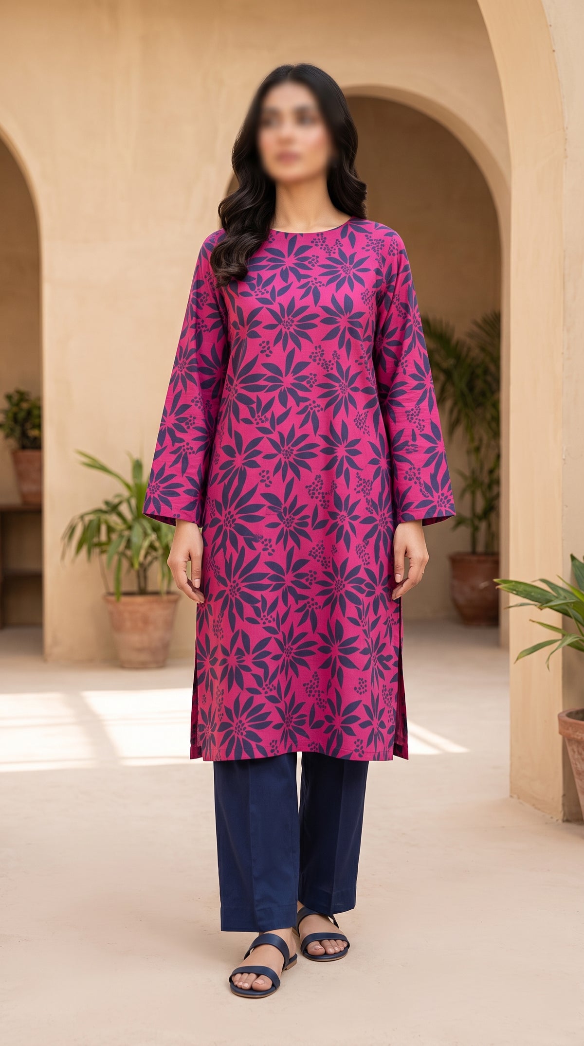Printed Lawn Unstitched Fabric – FL17